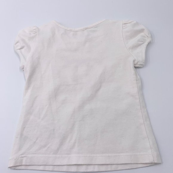 Authentic Gucci White Tees Top Girls Size 6-9 m - Picture 4 of 12